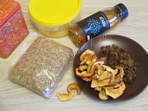 Сухие ингредиенты для кутьи