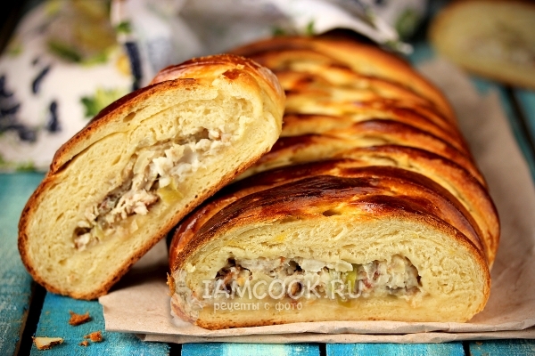 Рецепт кулебяки с рыбой