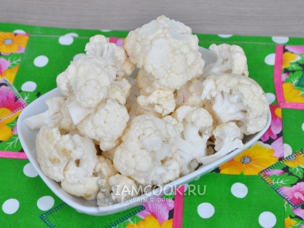 Разобрать капусту на соцветия