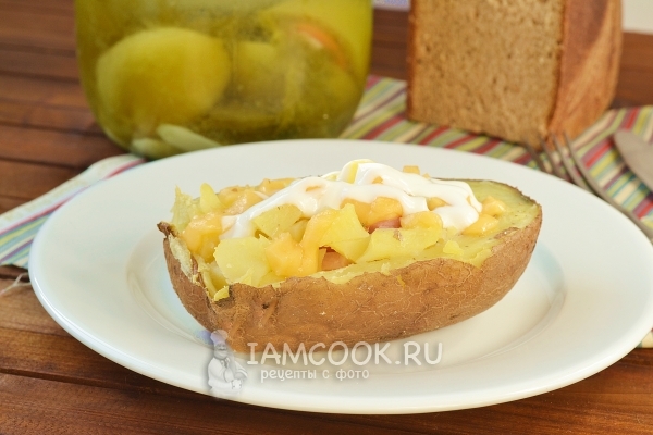 Картофель фаршированный