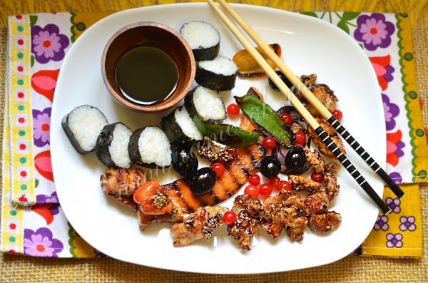 Фото обеда в японском стиле