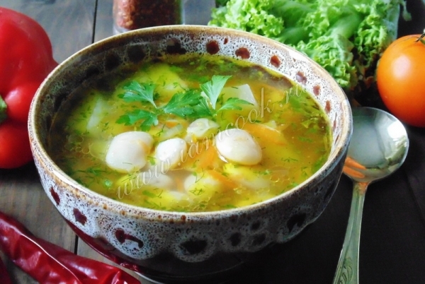 Рецепт фасолевого супа без мяса