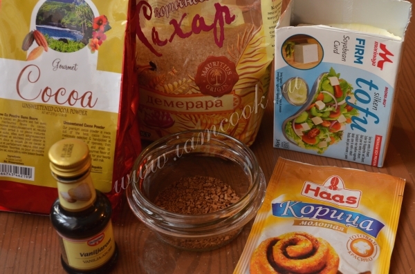 Ингредиенты для шоколадного мусса