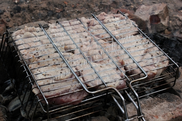 Обжарка шашлыка