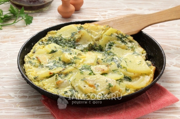 Рецепт картофельной тортильи по-испански в домашних условиях