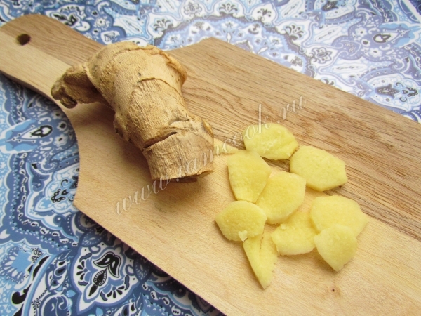 Имбирь порезанный