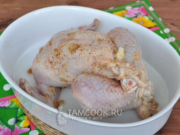 Начинить курицу начинкой