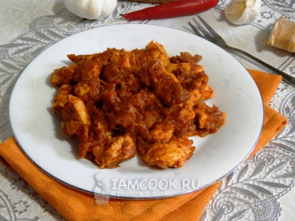Фото курицы карри по-индийски
