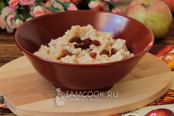 Рецепт овсяной каши на воде