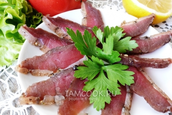 Рецепт вяленой утиной грудки