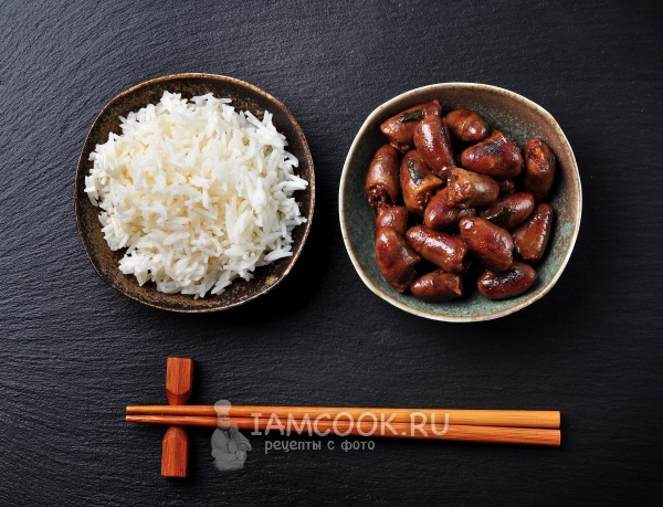 Рецепт куриных сердечек в восточном стиле