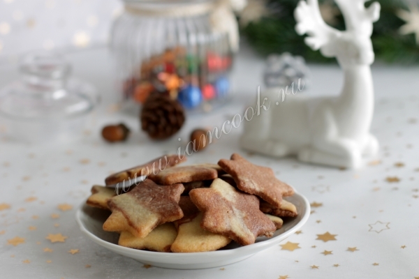 Фото мраморного печенья