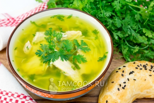 Куриный суп с шафраном