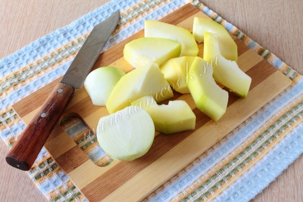 Кабачки очищенные