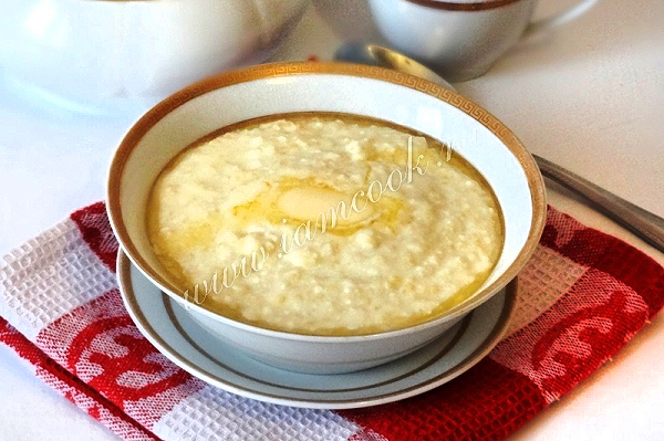 Пшенная каша с творогом