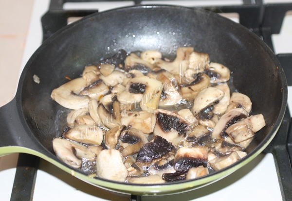 обжарка шампиньонов