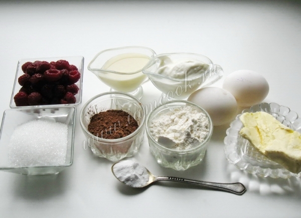 Ингредиенты для торта Пудель