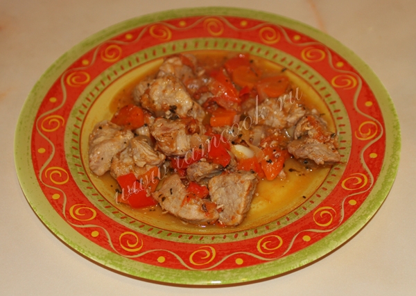 Фото тушеной свинины