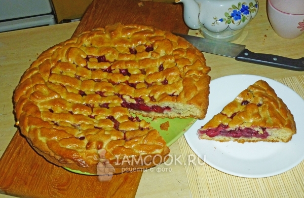 Фото пирога «Зимняя вишня»