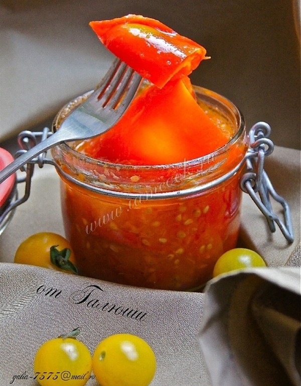 Лечо из болгарского перца и помидоров на зиму