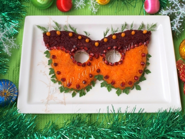 Салат маска рецепт