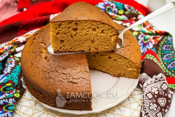 Рецепт карамельного бисквита