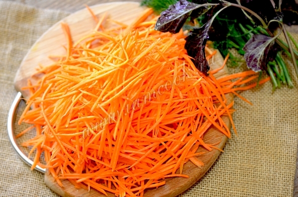 Морковь тертая