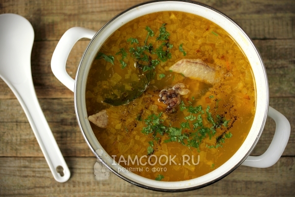 Рецепт куриного супа с потрохами