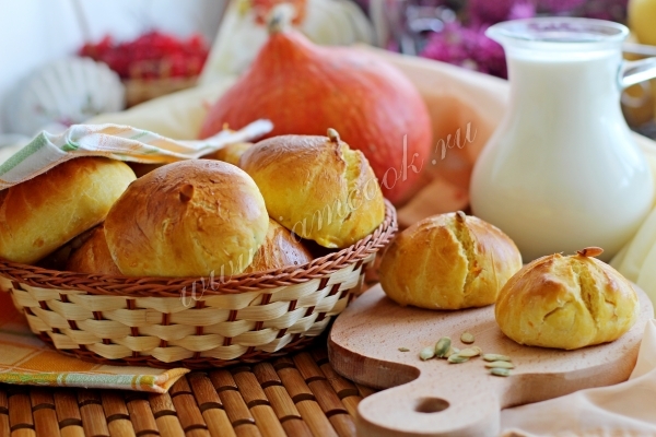 Рецепт тыквенных булочек