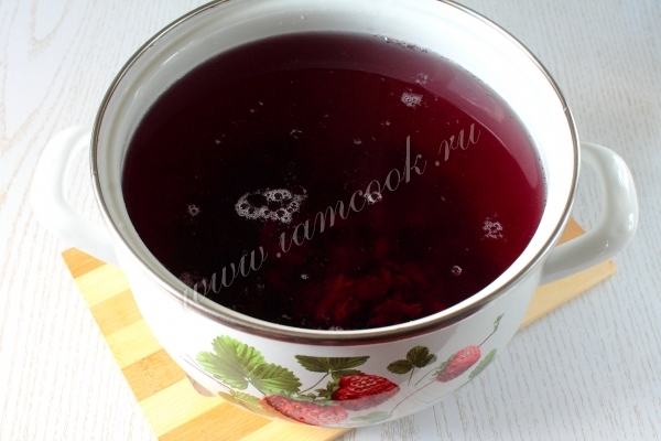 Вишневый сок с водой