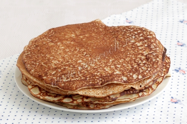 Блины на дрожжах фото