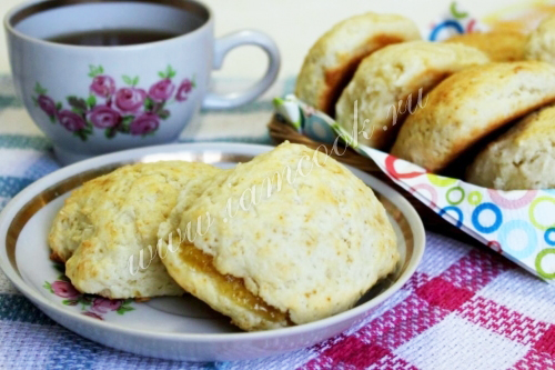 Сконы, английские булочки - фото