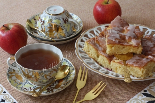 Фото немецкого яблочного пирога