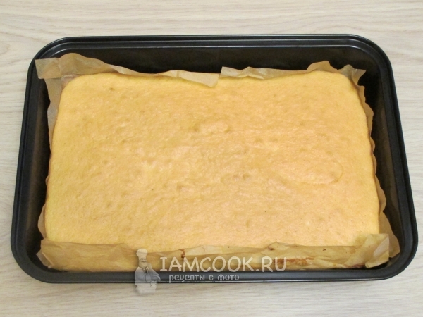 Бисквит в форме