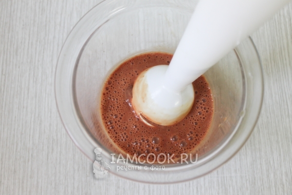 Взбить печень блендером