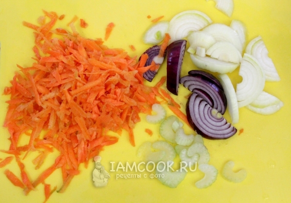 Порезать овощи