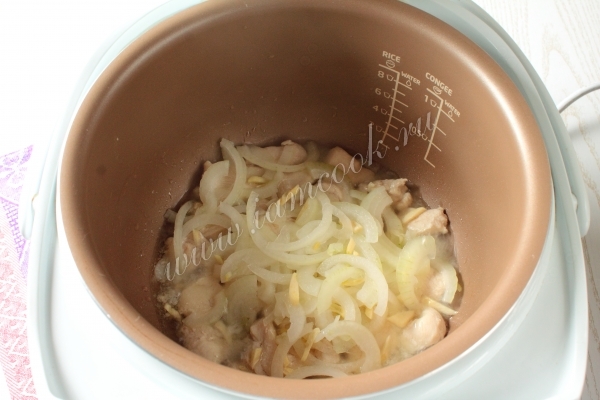 Курица с луком