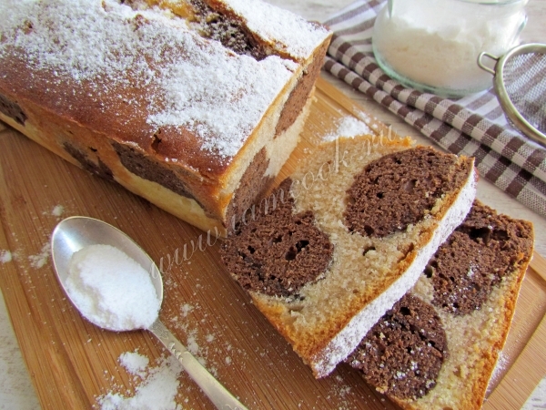 Рецепт леопардового кекса