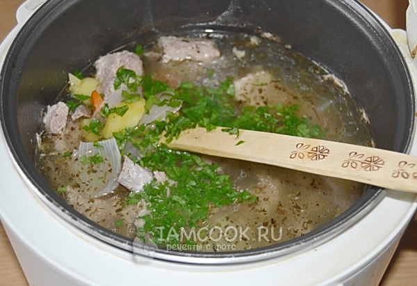 Добавить зелень