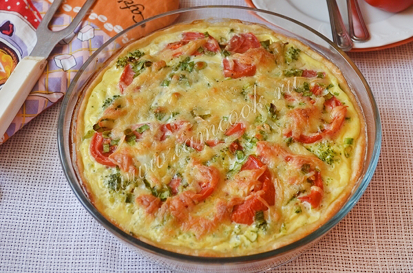 Киш с тунцом, рецепт