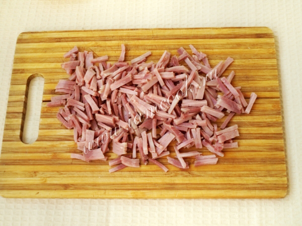 Ветчина порезанная соломкой