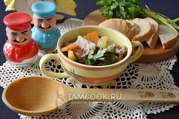 Фото шурпы в мультиварке