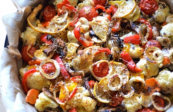 Запекаем гарнир