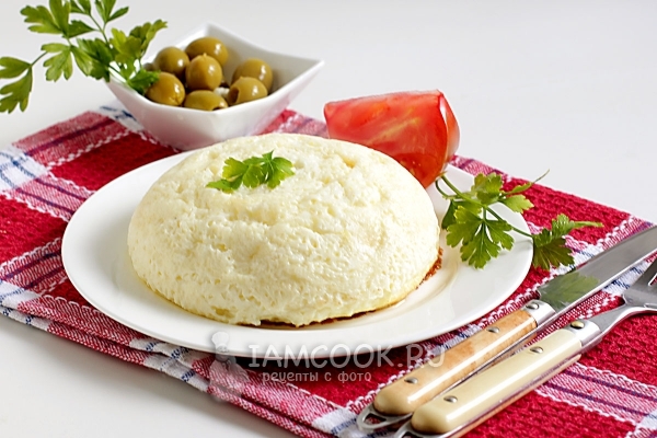 Готовый омлет как в детском саду