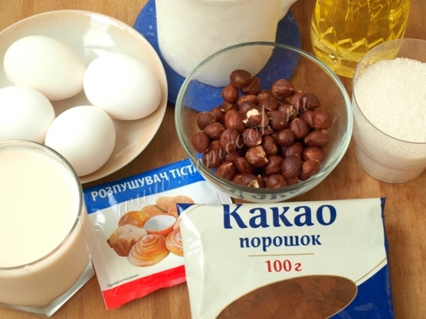 Ингредиенты для кекса