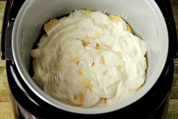 слой из сметаны