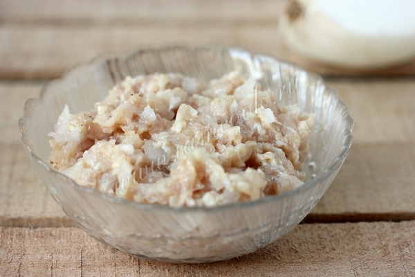Мясная начинка для детских пельменей