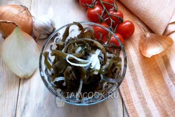 Рецепт маринованной морской капусты