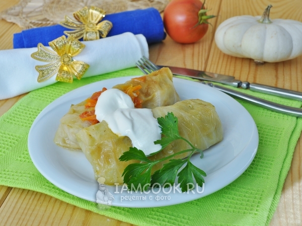 Фото голубцов со свиным фаршем и патиссонами