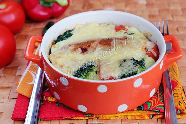 Рецепт запеканки из брокколи с сыром